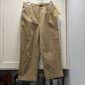 Vintage Lady Vanderbilt Brown Capri Pants NOS